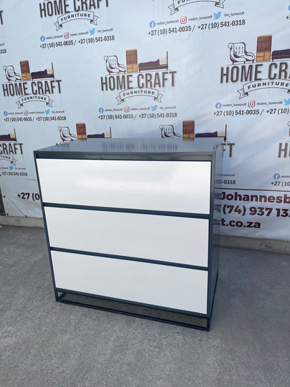 Kevin Chest of Drawers ( White & Grey )