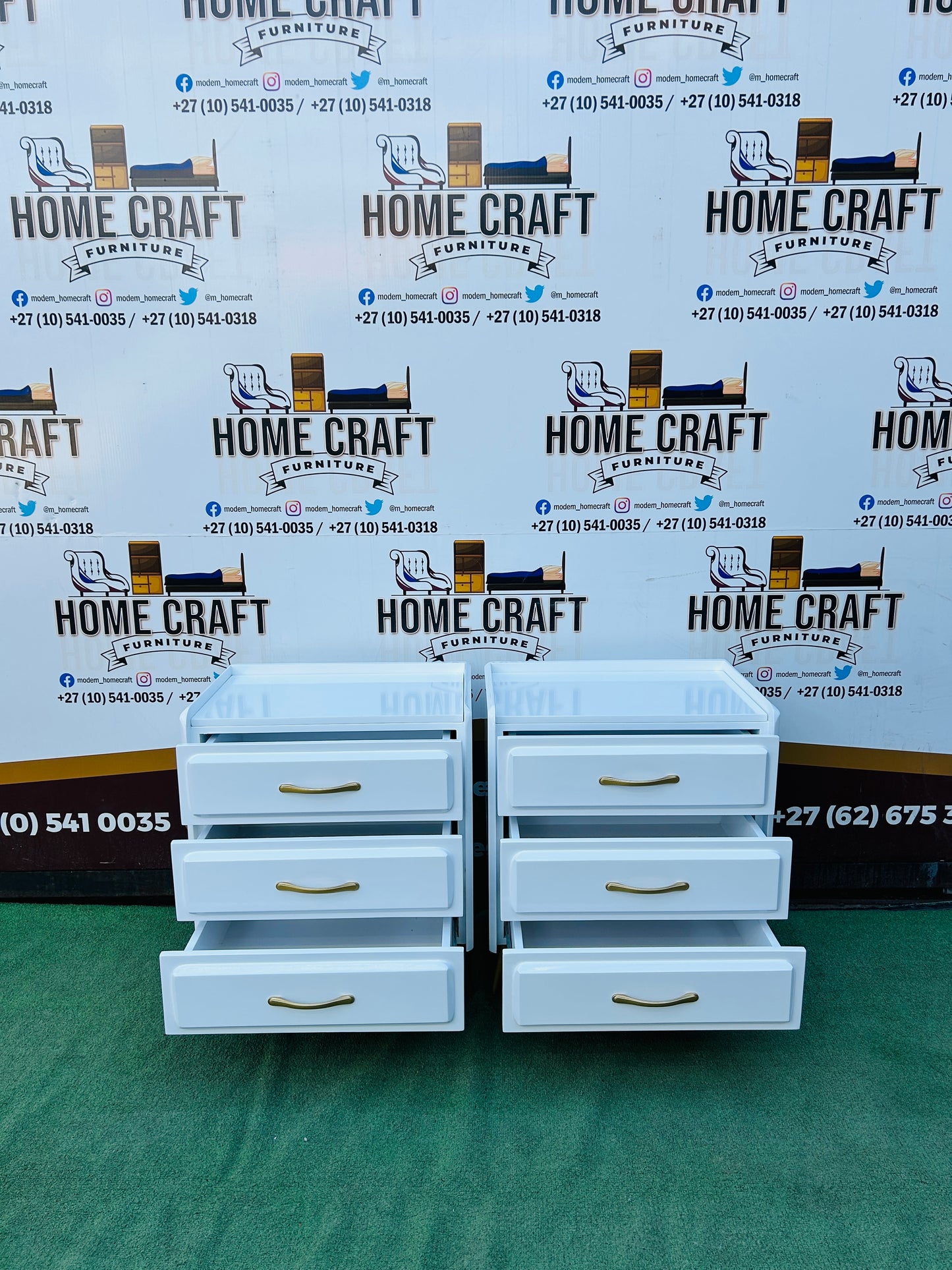 Emily 3 Drawer Pedestals