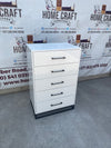 Plush Chest of Drawers ( White & Black )