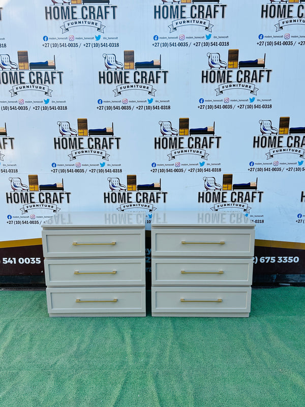 Lupi - 3 Drawer Pedestals