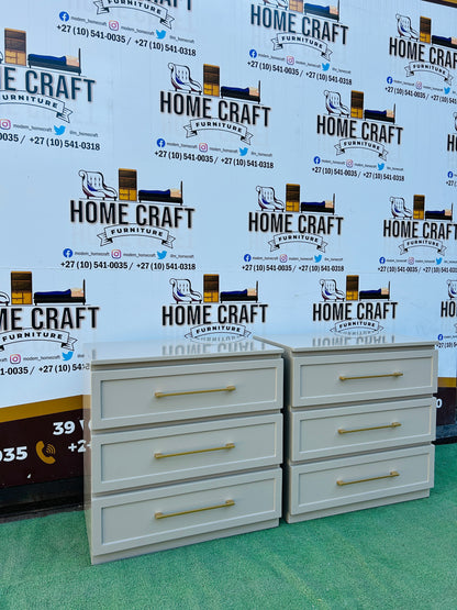 Lupi - 3 Drawer Pedestals