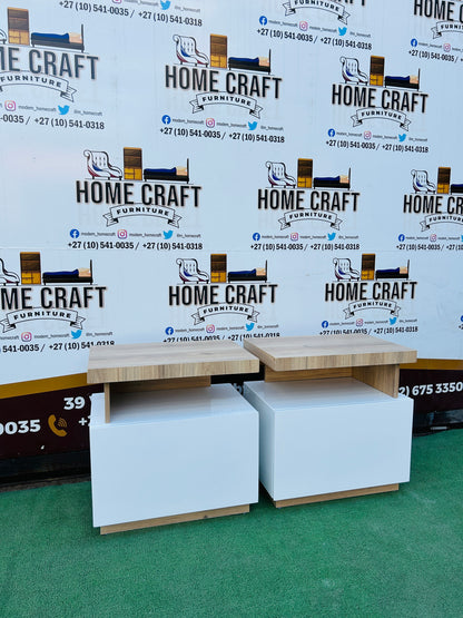 Nokwazi Mtshali - 1 Drawer Pedestals x 2 (Savannah Wood Verandah)