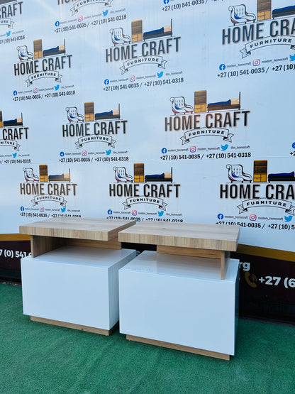 Nokwazi Mtshali - 1 Drawer Pedestals x 2 (Savannah Wood Verandah)