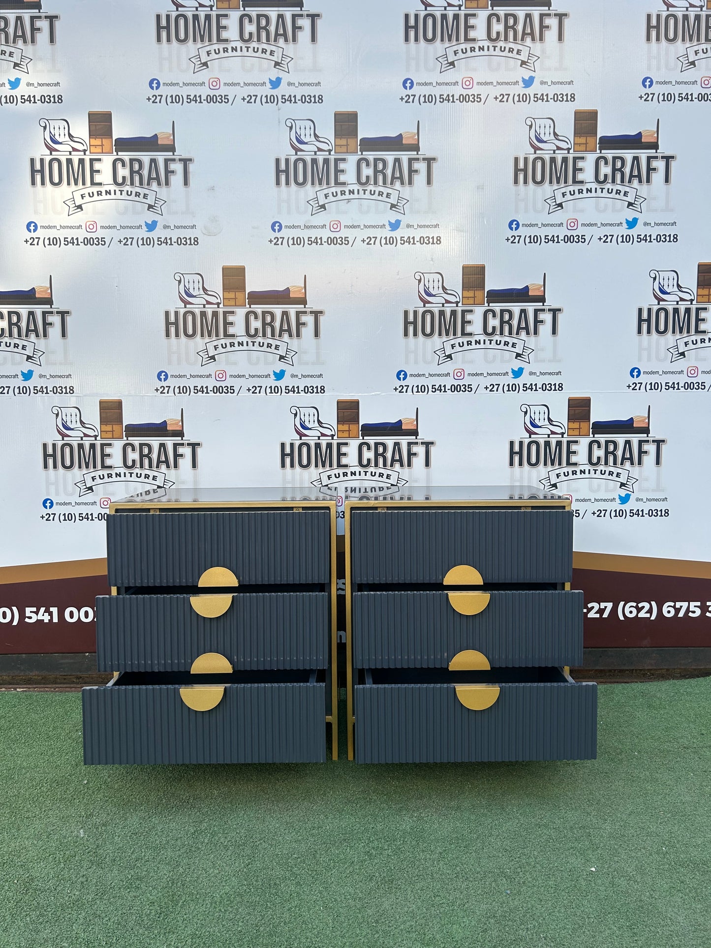 3 Drawer Pedestals x2