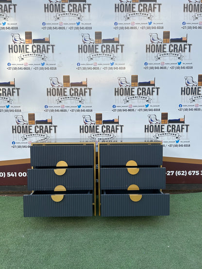 3 Drawer Pedestals x2