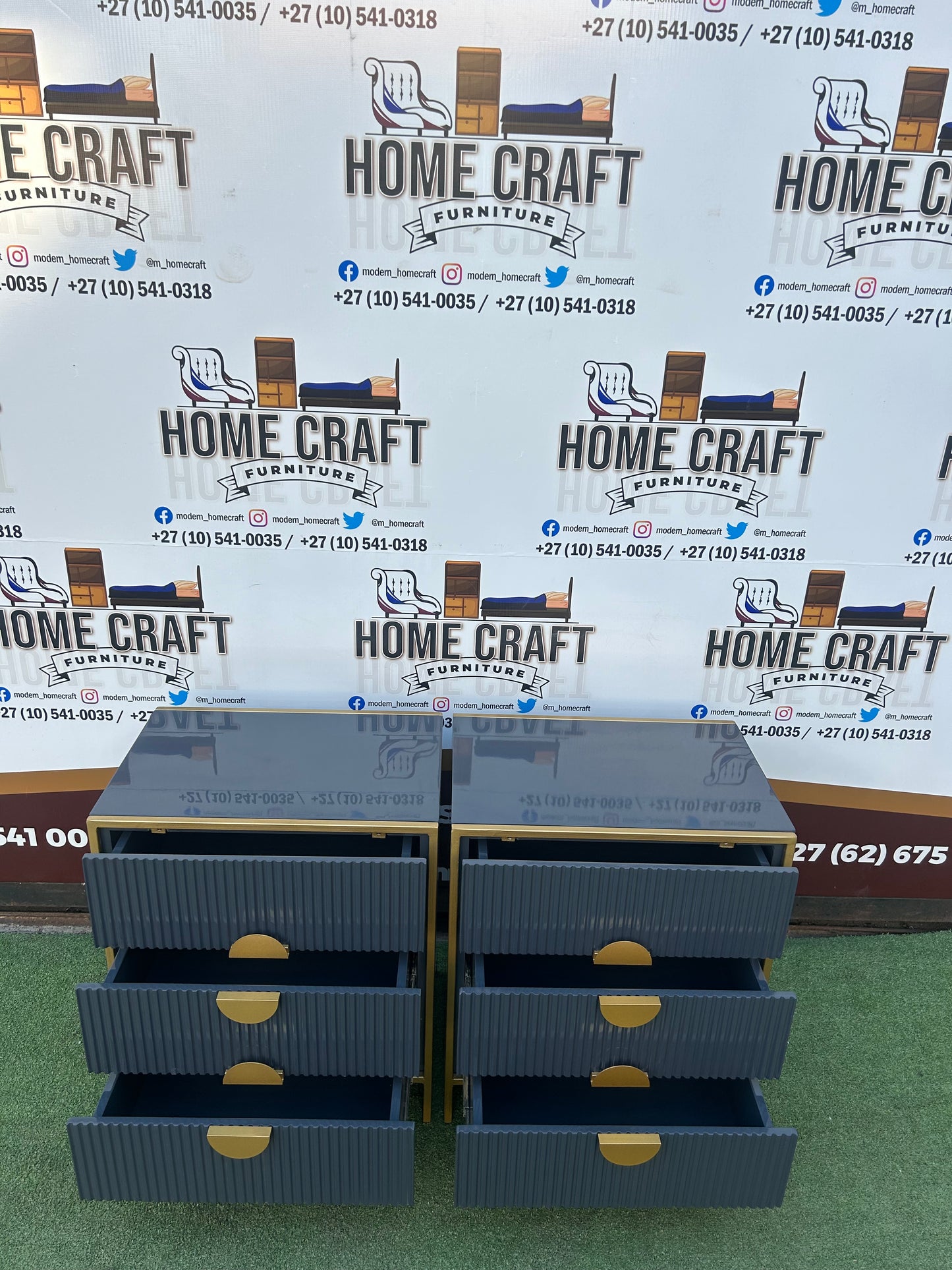 3 Drawer Pedestals x2