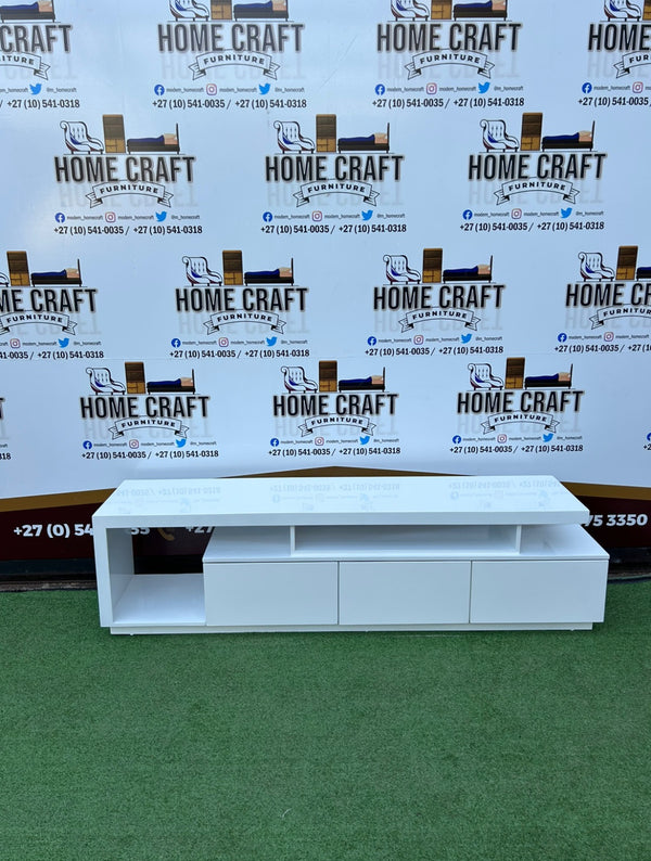 Roy 200 - Left or Right Sub Hoover Tv Stand - White