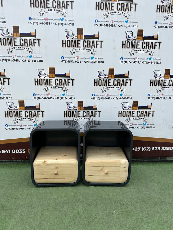 Nkhabiso - 1 Drawer Pedestals with Round Shape