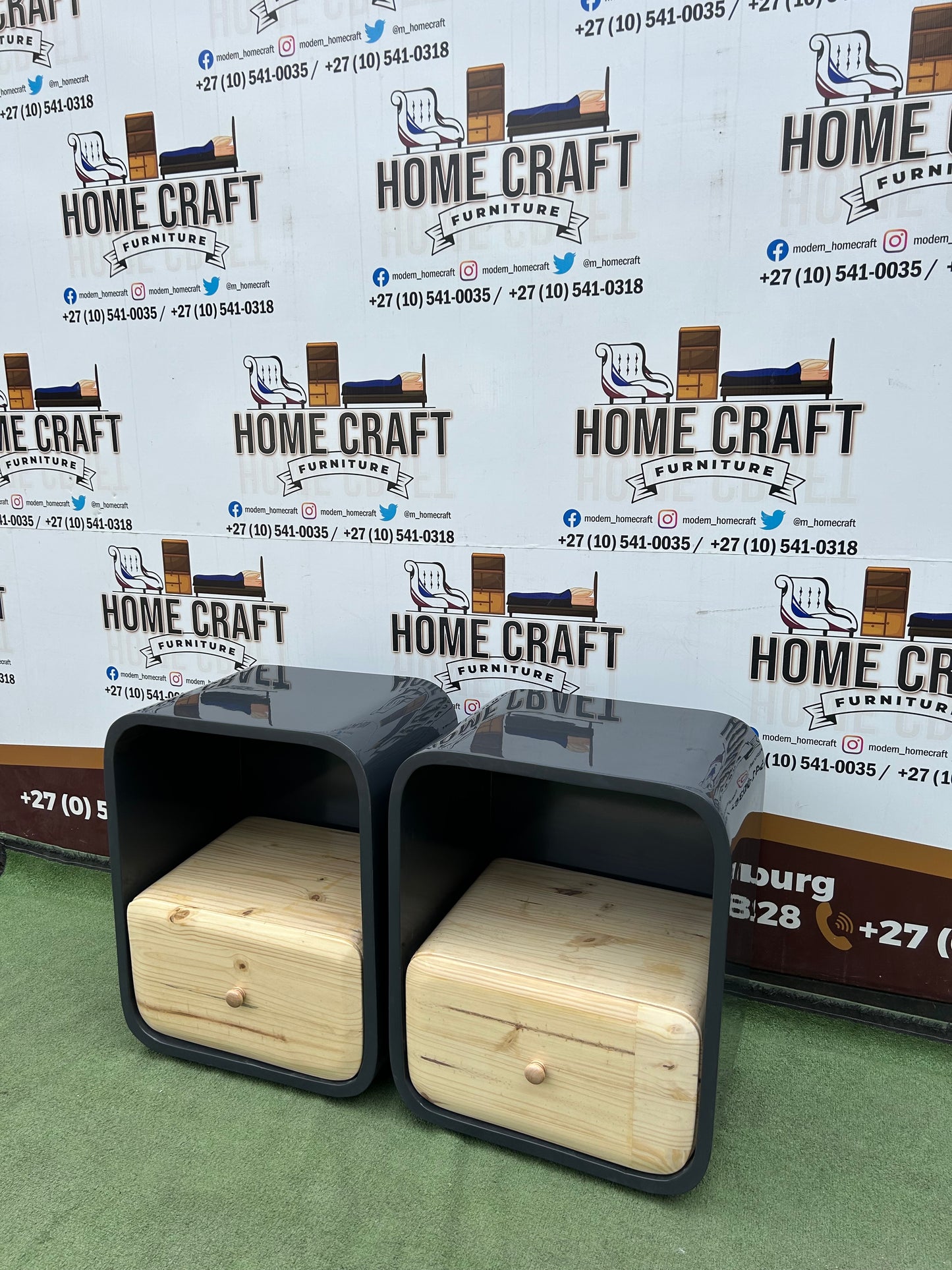 Nkhabiso - 1 Drawer Pedestals with Round Shape