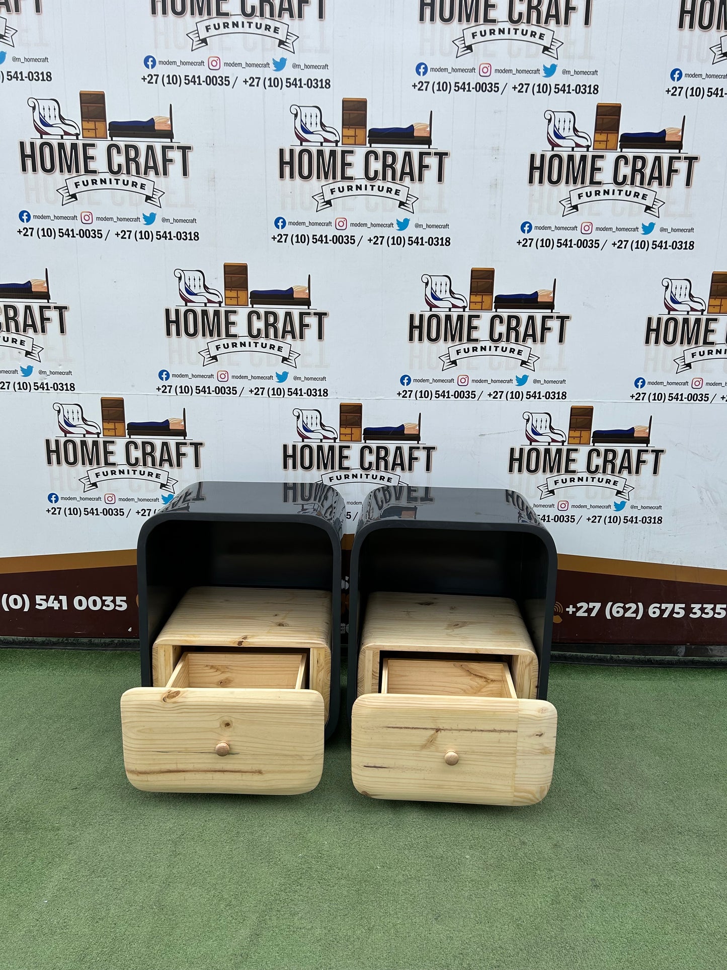 Nkhabiso - 1 Drawer Pedestals with Round Shape