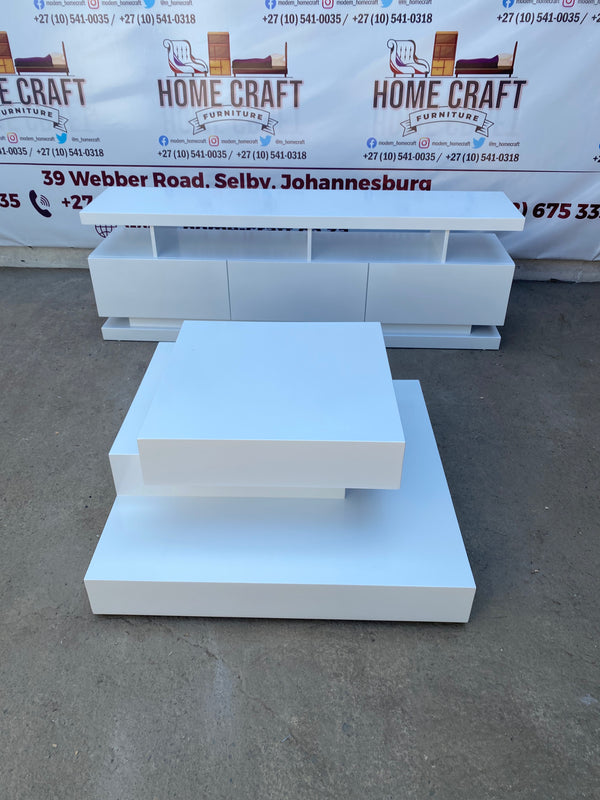 3 Drawer Tv Stand And Coffee Table Combo