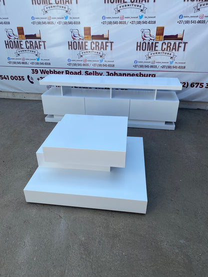 3 Drawer Tv Stand And Coffee Table Combo