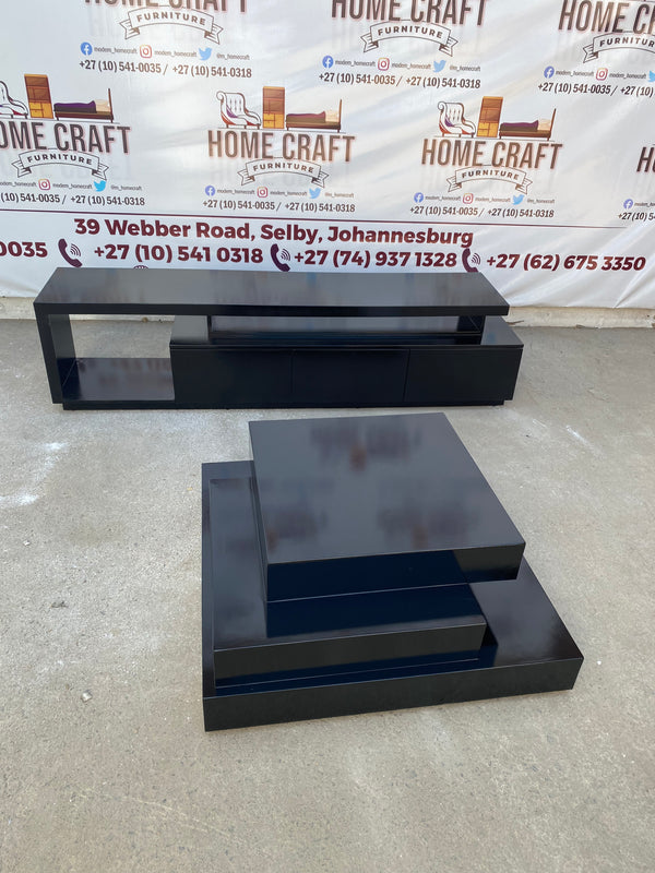 3 Drawer Tv Stand And Coffee Table Combo