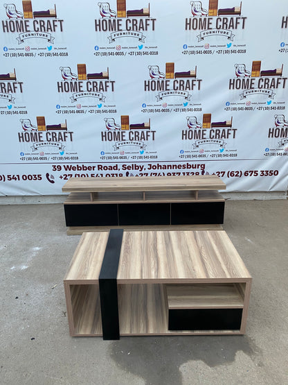 3 Drawer Tv Stand and Coffee Table Combo
