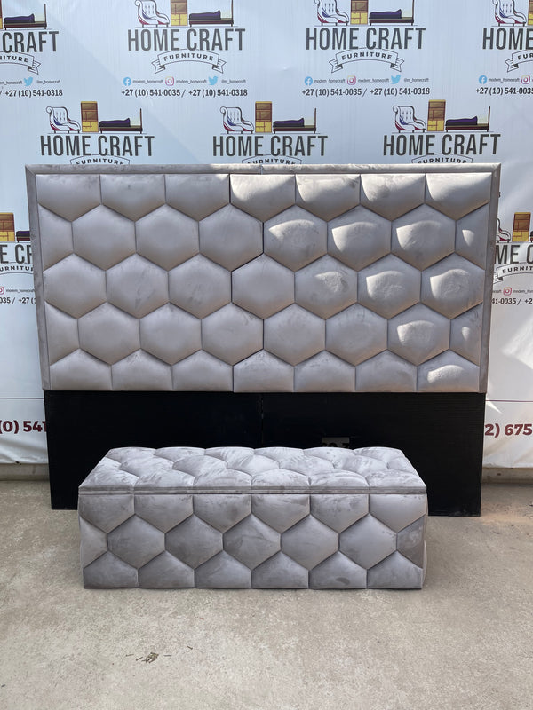 Double / Queen Headboard and Blanket Box