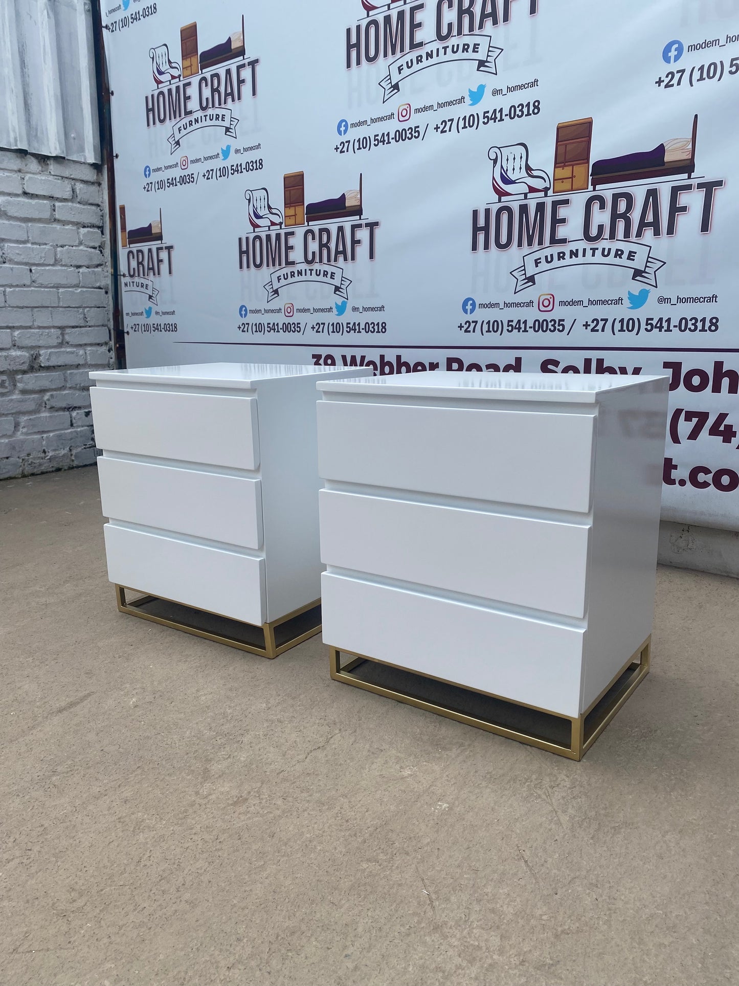 Dolly - 45 * 3 Drawer Pedestals
