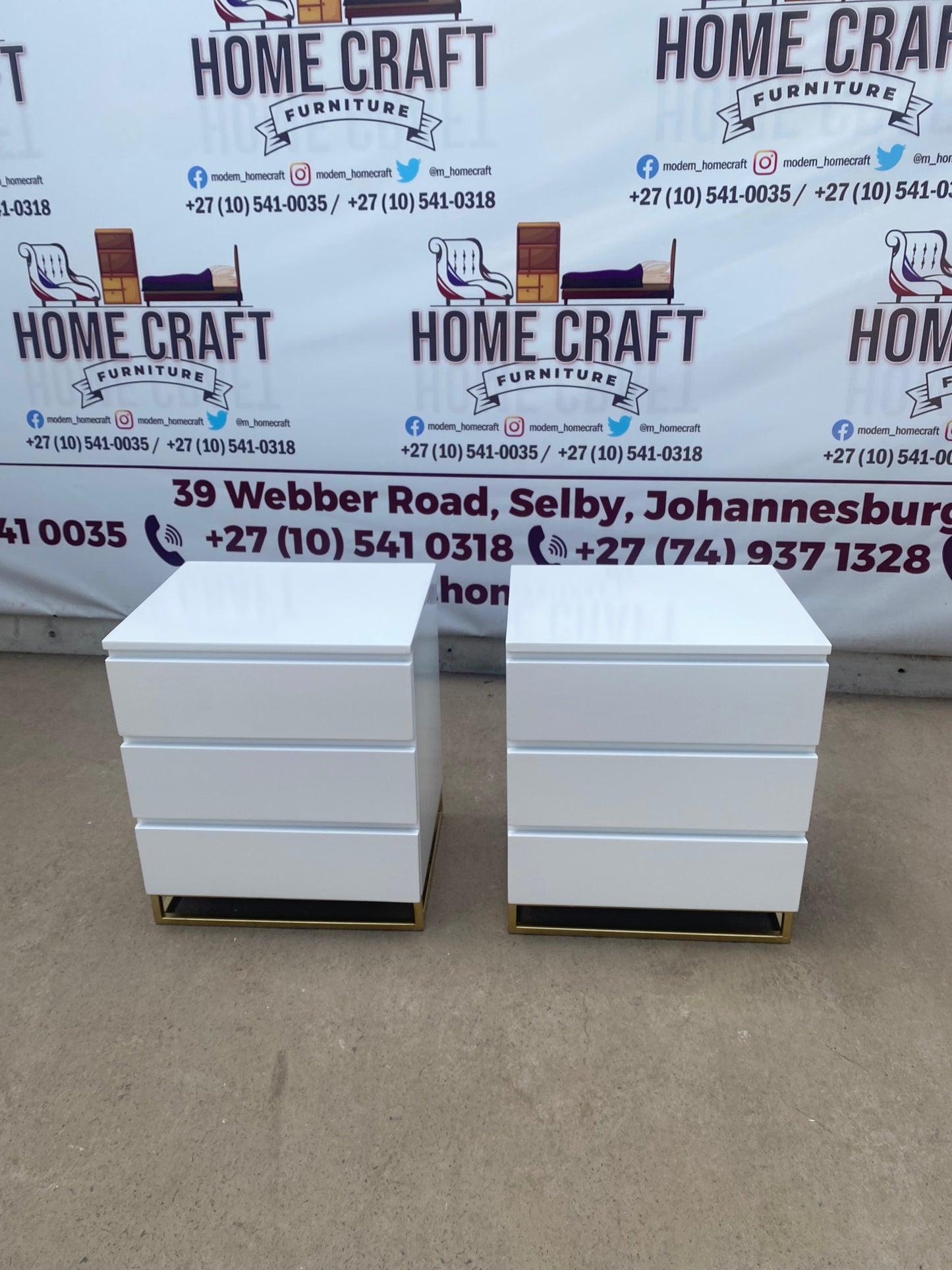 3 Drawer Pedestals