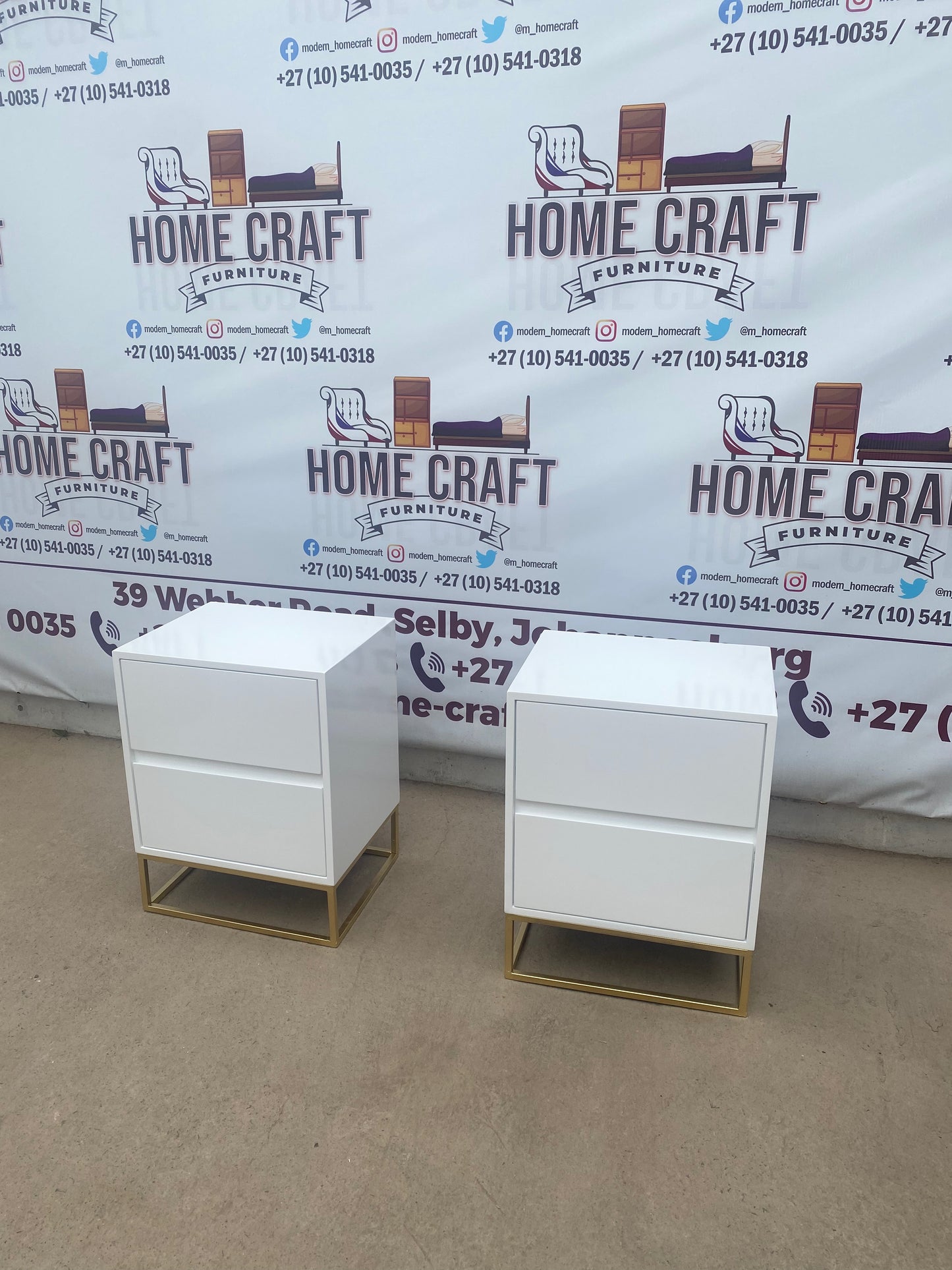2 Drawer Pedestals
