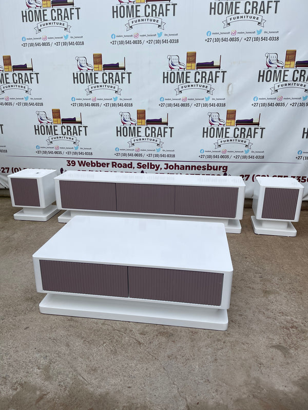 Tv Stand, Coffee Table and Pedestals