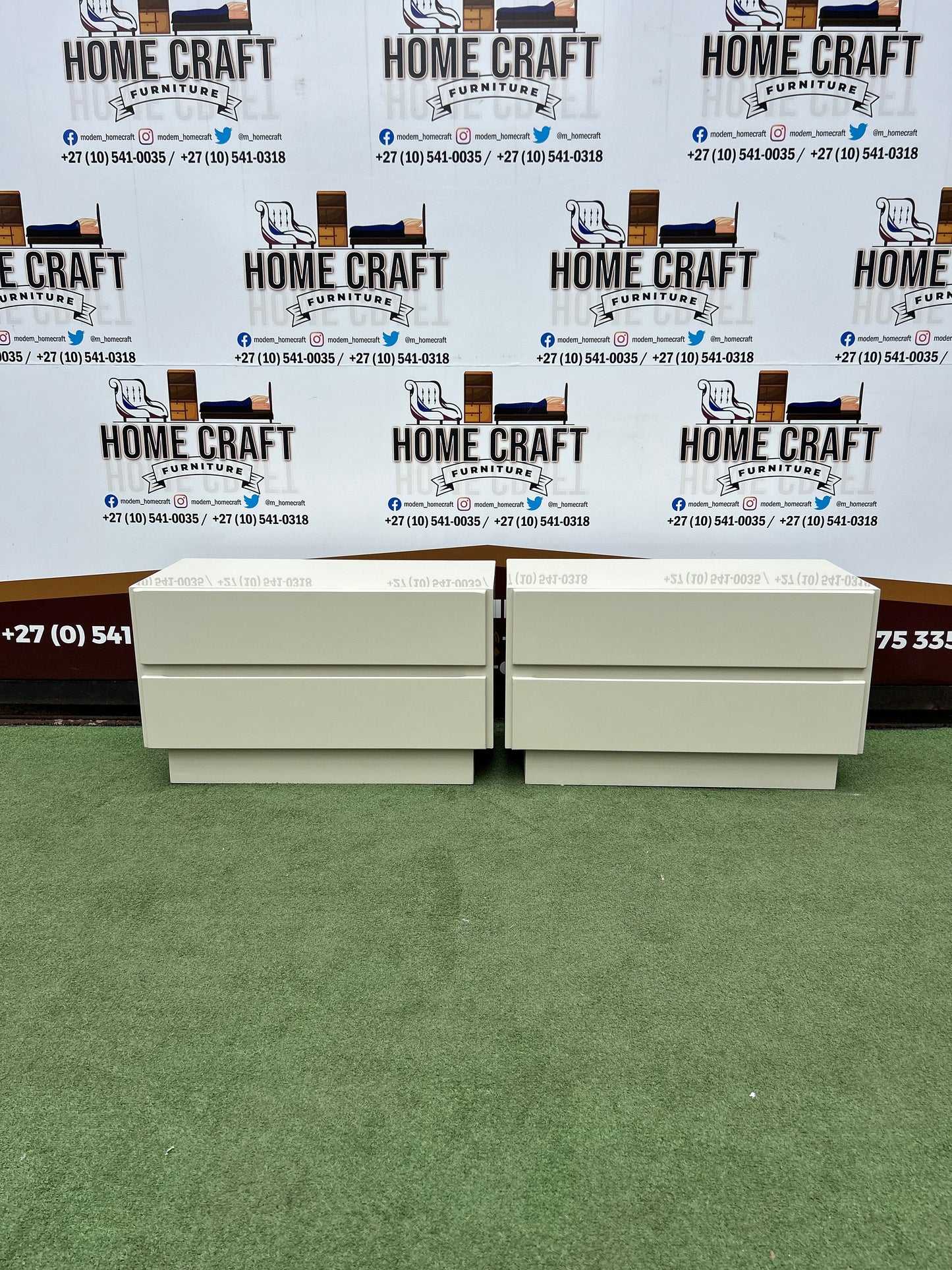 Plain 2 Drawer Pedestals