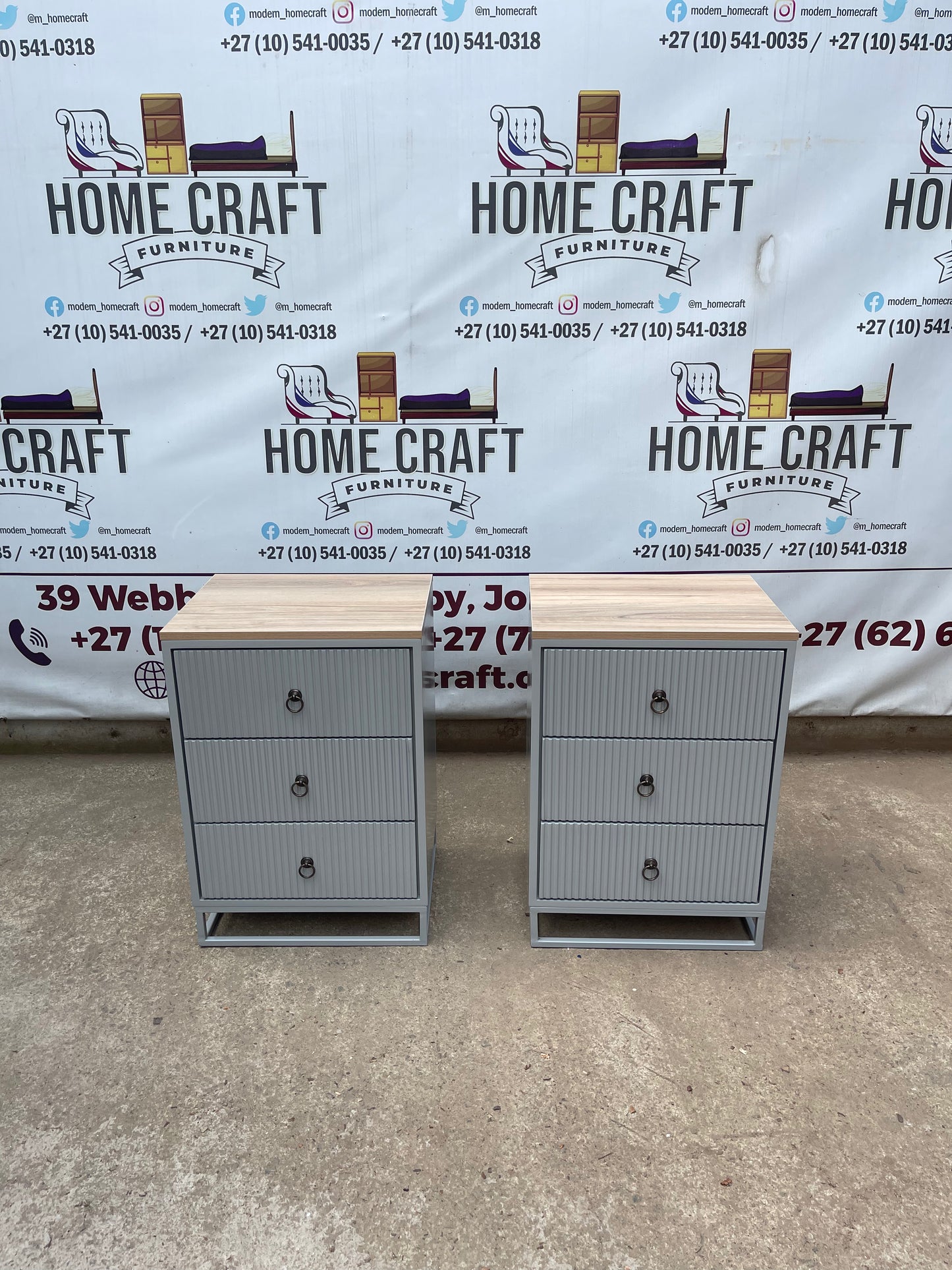 3 Drawer Pedestals