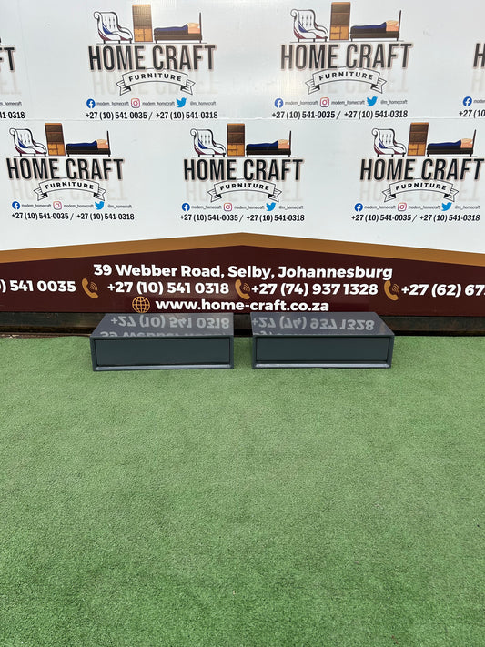 Floating 1 Drawer Pedestals x2