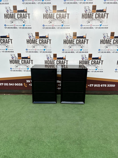 3 Drawer Pedestals x2