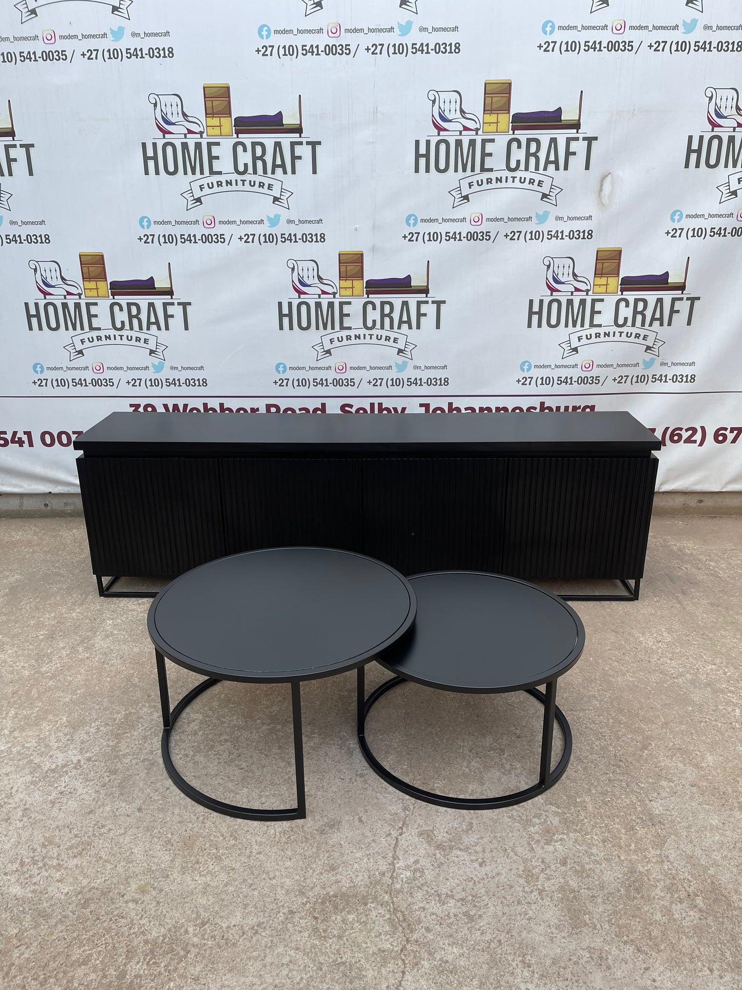 3 Drawer Tv Stand and Nesting Tables