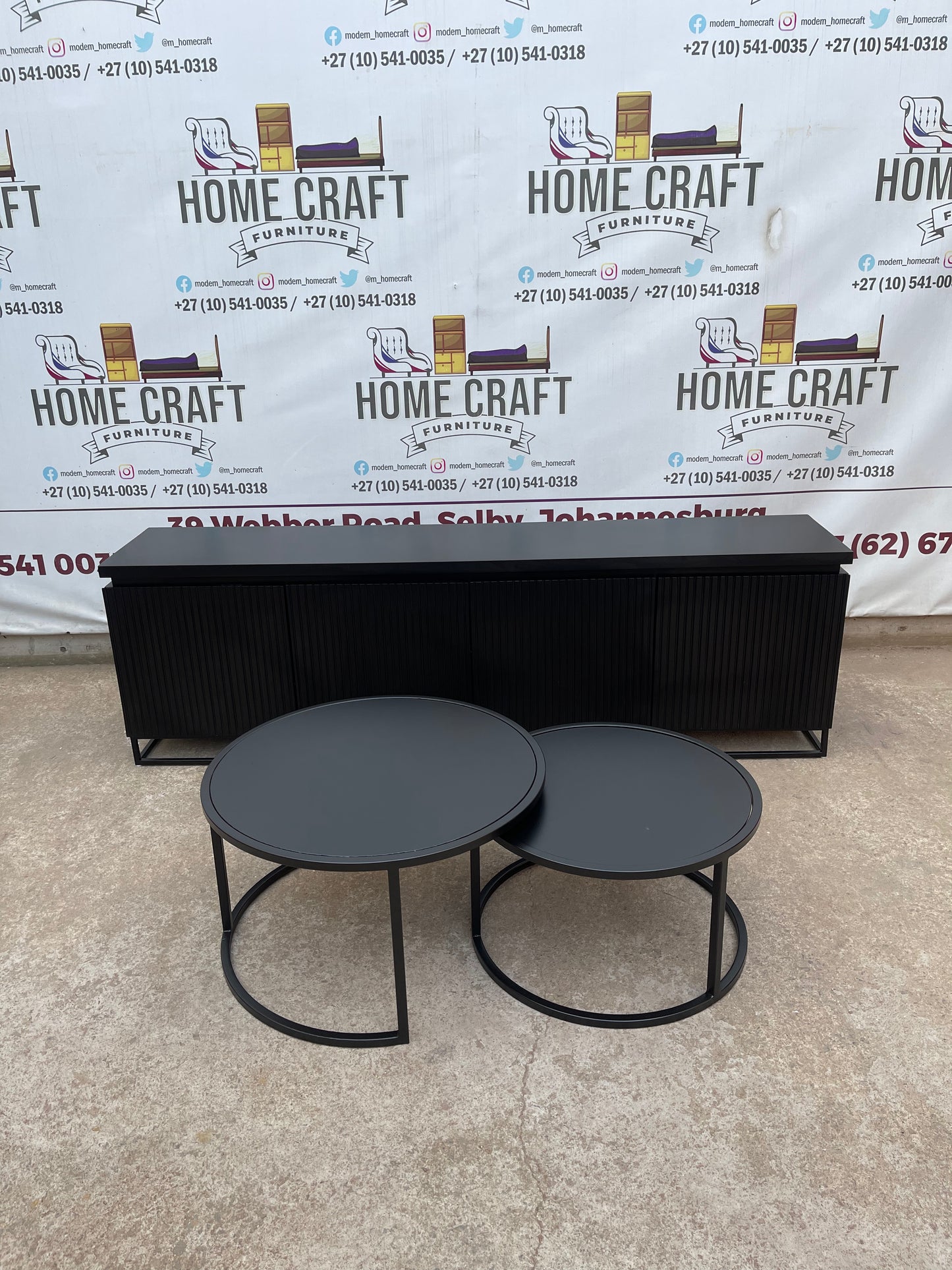 3 Drawer Tv Stand and Nesting Tables