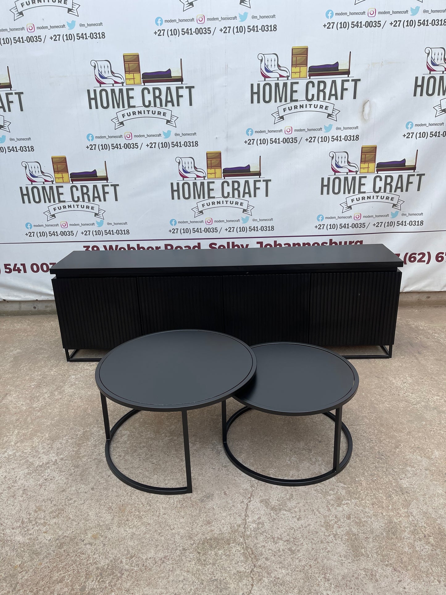 3 Drawer Tv Stand and Nesting Tables