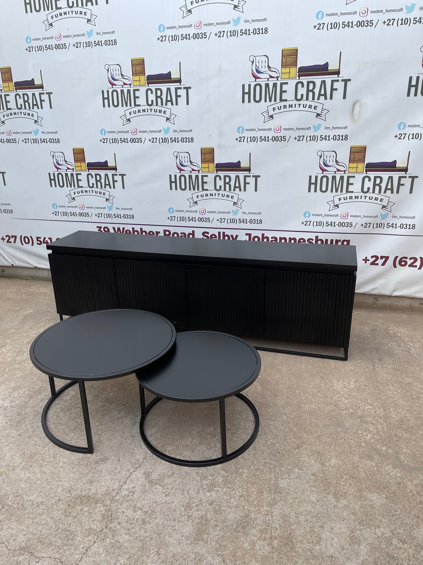 3 Drawer Tv Stand and Nesting Tables