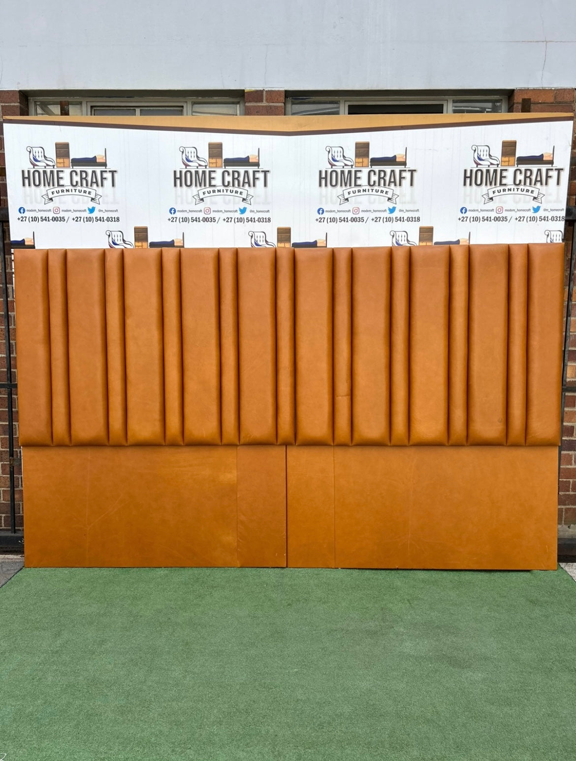 Queen extra Length Headboard Original Leather