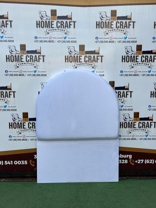 3/4 Plain Curved Headboard