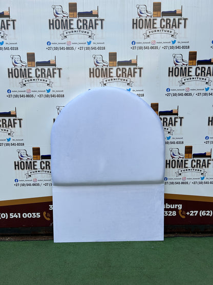 3/4 Plain Curved Headboard