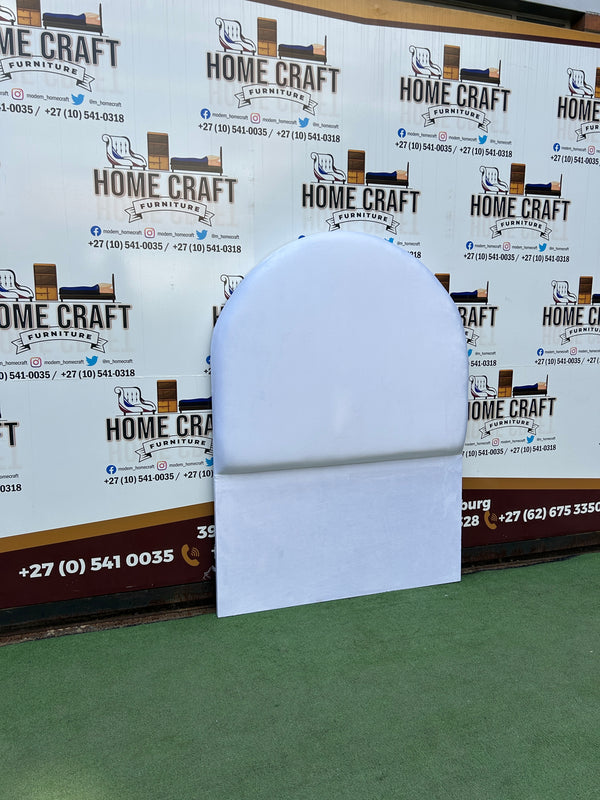 3/4 Plain Curved Headboard