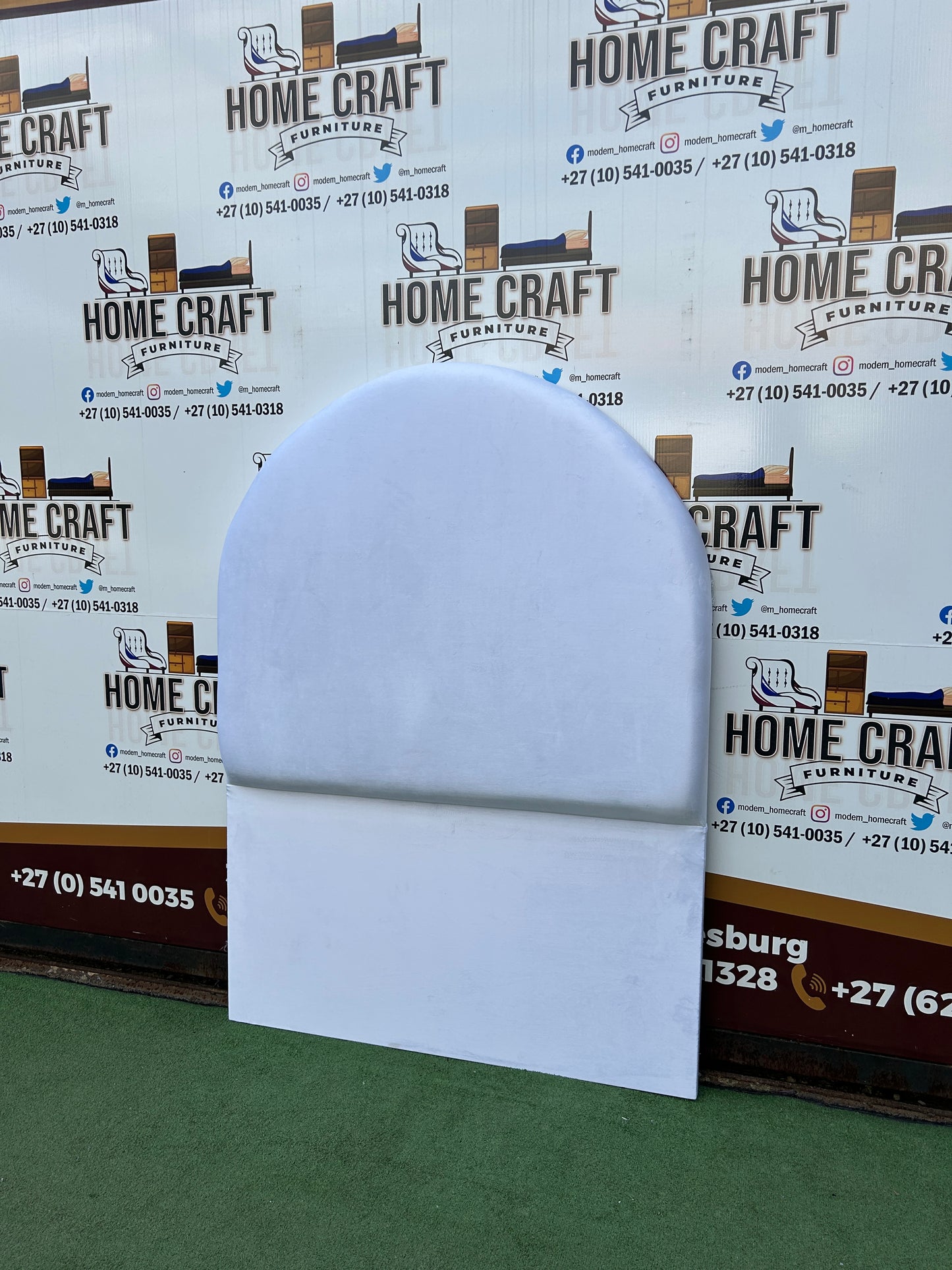 3/4 Plain Curved Headboard