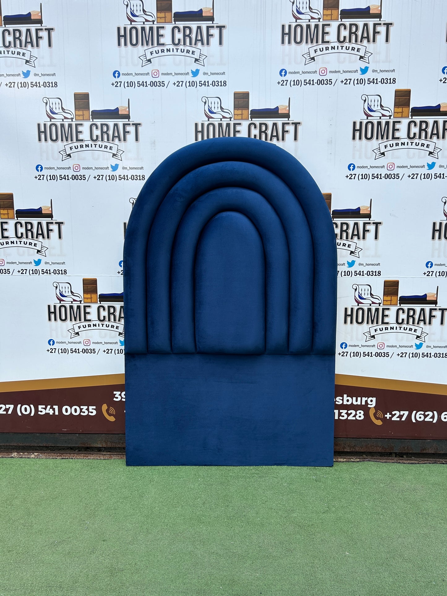 3/4 Plain Curved Headboard