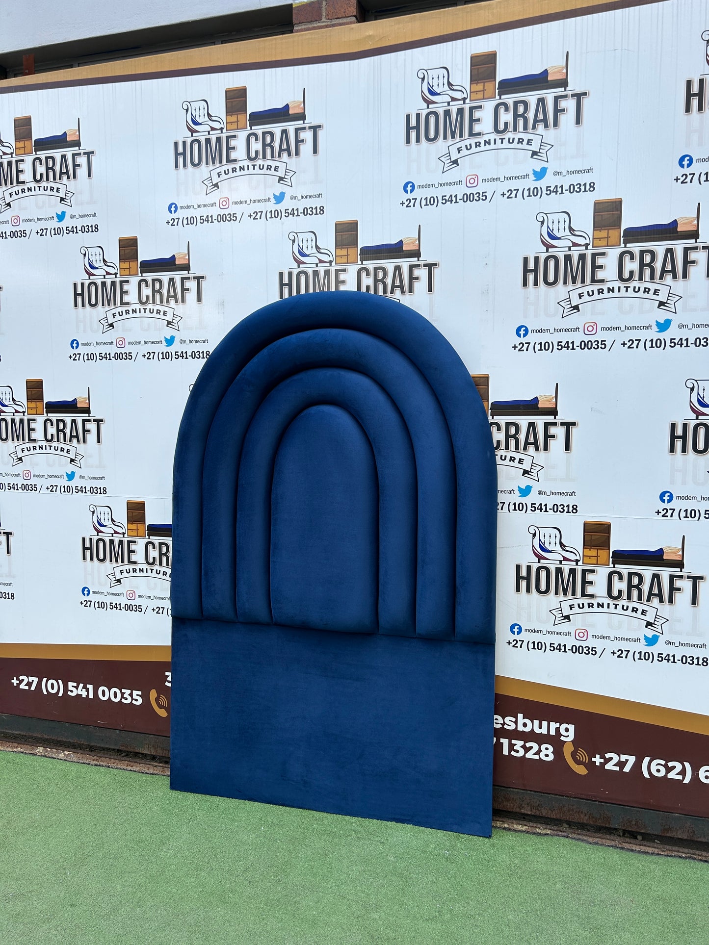 3/4 Plain Curved Headboard