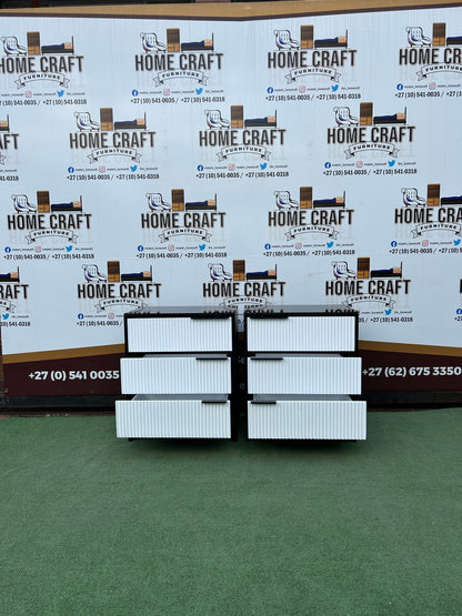 Ntombi - 2 Tone - 3 Drawer Pedestals x 2
