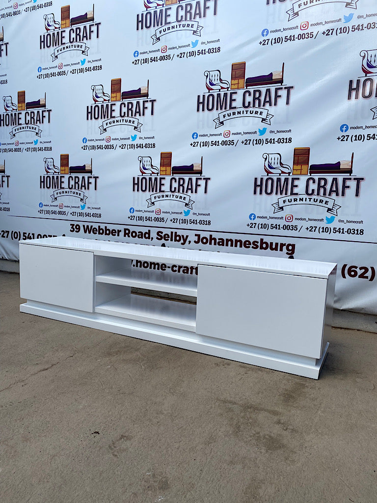 Two Drawer With Centre Shelve Tv Stand