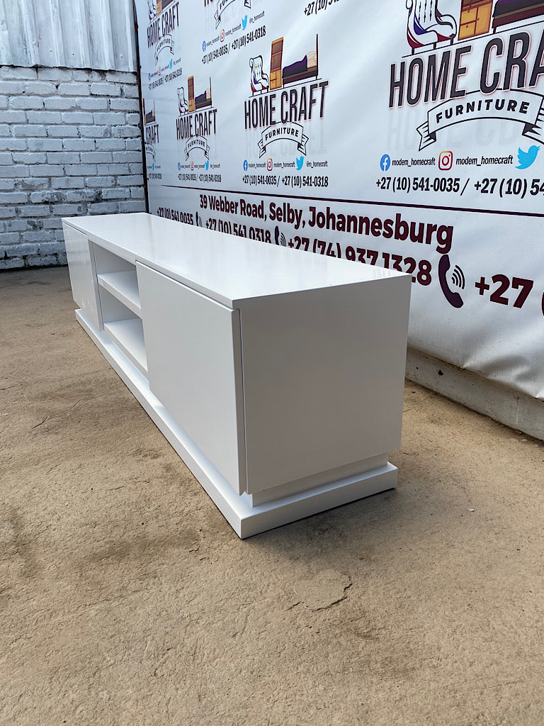 Two Drawer With Centre Shelve Tv Stand