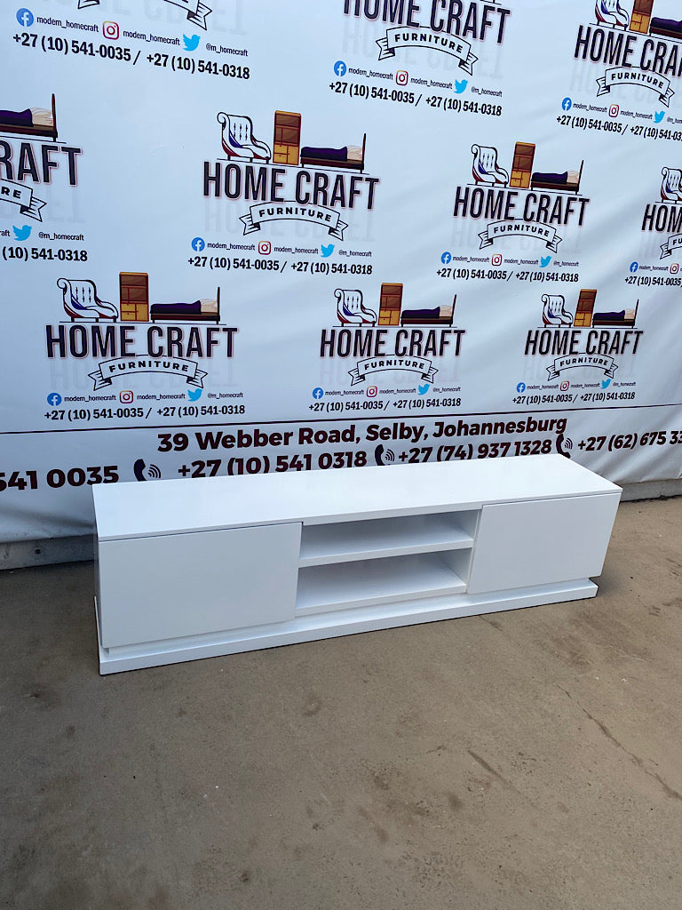 Two Drawer With Centre Shelve Tv Stand