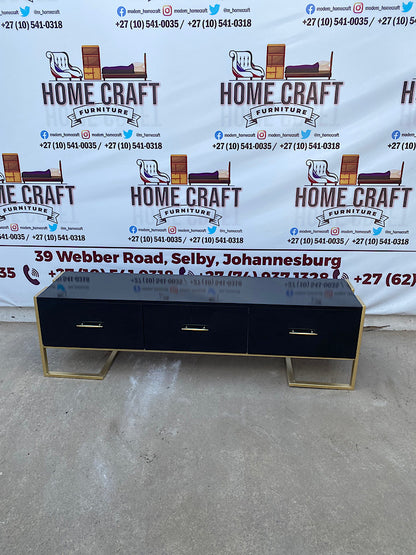 3 Drawer Steel Frame Tv Stand 1