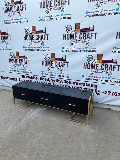 3 Drawer Steel Frame Tv Stand 1