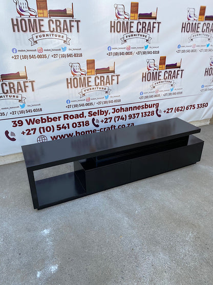 Roy 200 - Left or Right Sub Hoover Tv Stand - Black