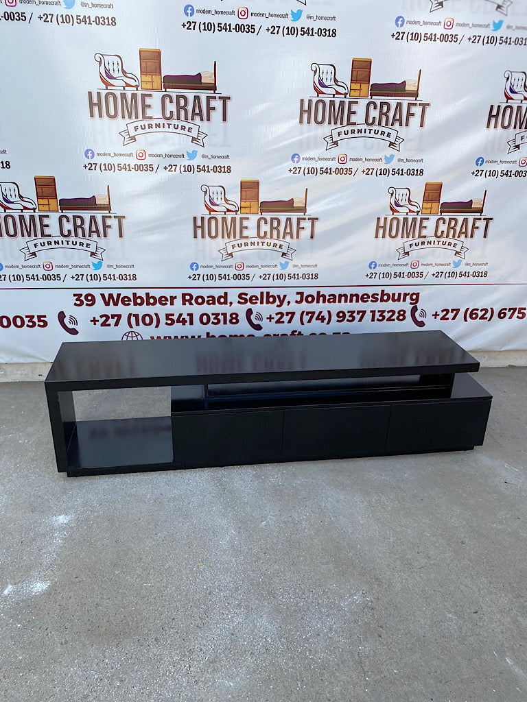 Roy 200 - Left or Right Sub Hoover Tv Stand - Black