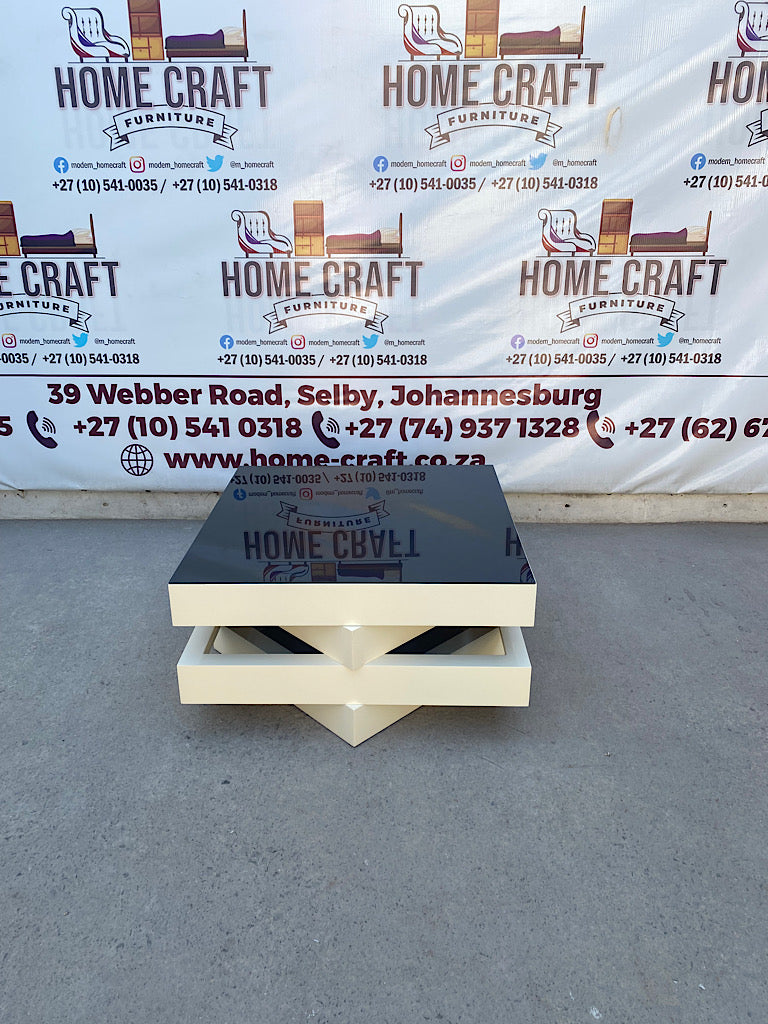 Solly-800 | Square Glass Table