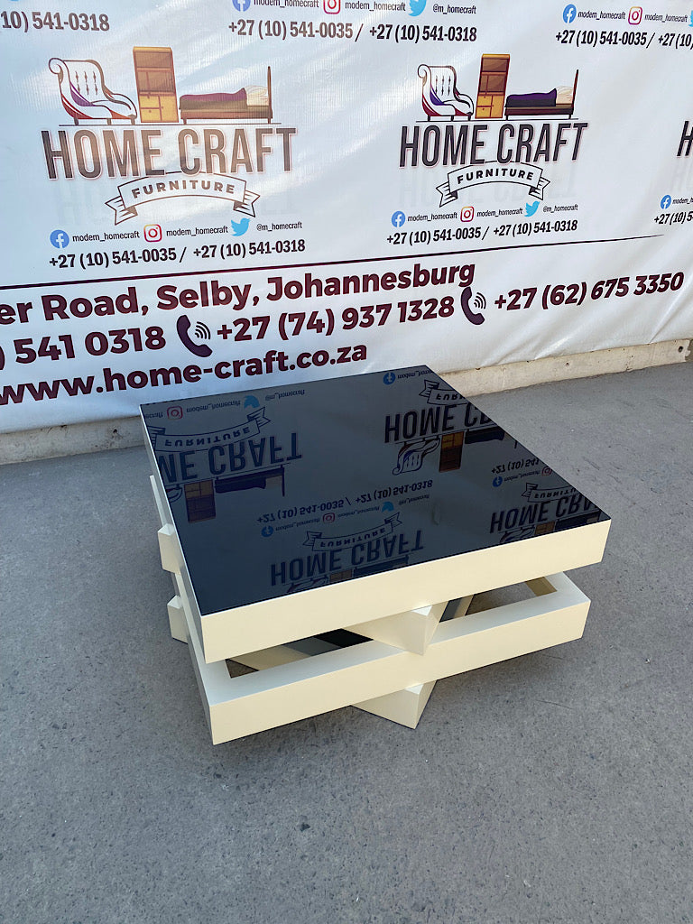 Solly-800 | Square Glass Table