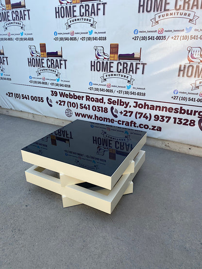 Solly-800 | Square Glass Table