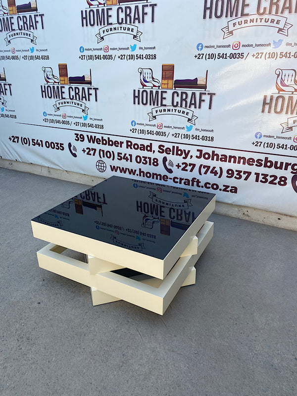 Solly-800 | Square Glass Table